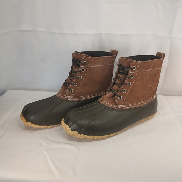 SOLD! Red Head Mens Size 10 Duck Boots Thinsulate 200 G Insulated Brown Flannel - Picture 4 of 6